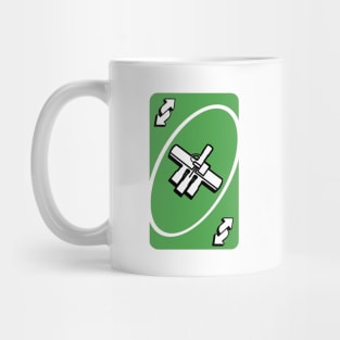 HVAC Reversing Valve on Uno Reverse Card (Green) Mug